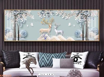 Tải file File tranh hiện đại pha lê gương KF98230 (ảnh gốc) file AI/EPS