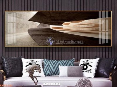 Ảnh gốc File tranh hiện đại pha lê gương KF98243 (nét căng) in mica