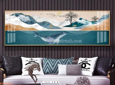 File gốc File tranh hiện đại pha lê gương KF98261 (ảnh rõ nét) để in