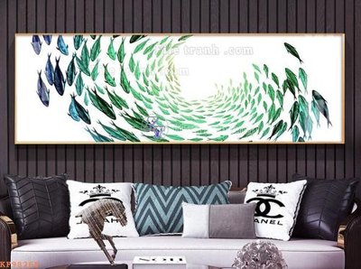 Chi tiết file ảnh File tranh hiện đại pha lê gương KF98268 sắc nét