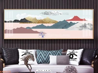 File gốc File tranh hiện đại pha lê gương KF98270 (in tráng gương) sang trọng