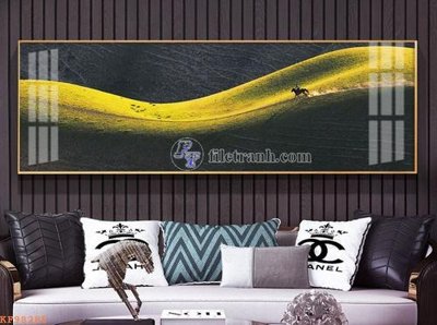 Ảnh gốc File tranh hiện đại pha lê gương KF98285 (độ nét cao) in mica