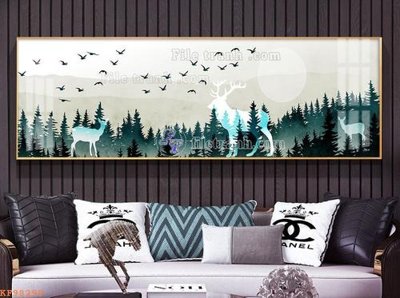 File tranh gốc File tranh hiện đại pha lê gương KF98299 (bản quyền) file PSD