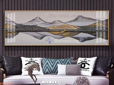 Download file gốc File tranh hiện đại pha lê gương KF98309 (in mica) trang trí