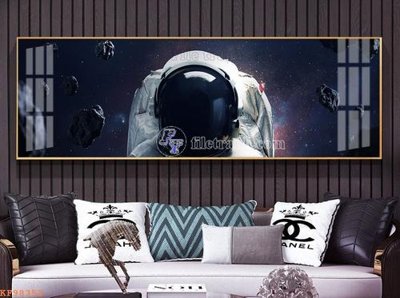 File tranh quảng cáo File tranh hiện đại pha lê gương KF98353 (file gốc) chuyên nghiệp