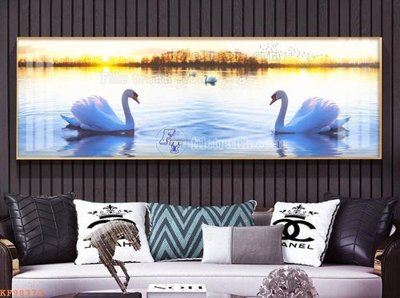 File gốc in ấn File tranh hiện đại pha lê gương KF98372 chuẩn màu CMYK