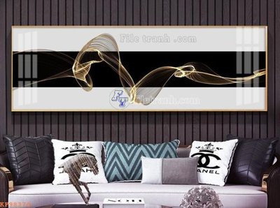 File tranh File tranh hiện đại pha lê gương KF98374 (gốc) chủ đề thành phố