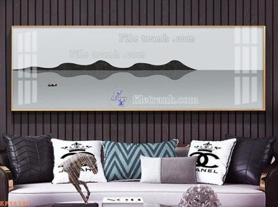 File gốc File tranh hiện đại pha lê gương KF98385 (phong cách) cổ điển