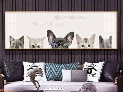 Download file gốc File tranh hiện đại pha lê gương KF98431 (in mica) trang trí