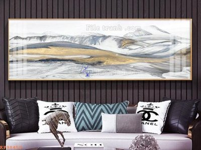 Tải file File tranh hiện đại pha lê gương KF98459 (gốc) chủ đề phong thủy