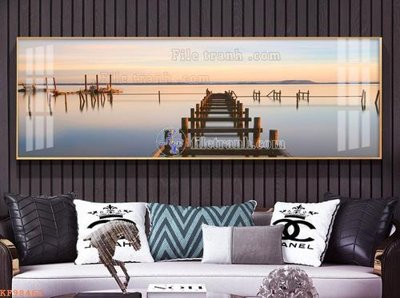 File gốc File tranh hiện đại pha lê gương KF98462 (in mica) cắt laser