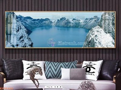 File gốc File tranh hiện đại pha lê gương KF98495 (chủ đề hiện đại) trang trí