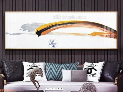 File tranh File tranh hiện đại pha lê gương KF98538 (bản gốc) in lụa 5D