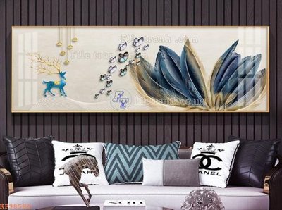 Tải file File tranh hiện đại pha lê gương KF98584 (gốc) in ấn chất lượng