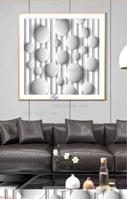 File PSD File tranh hiện đại pha lê gương KF98622 (gốc) cho designer