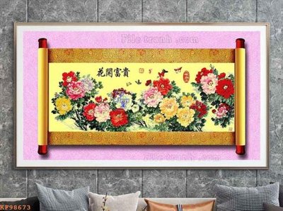 Tải file File tranh hiện đại pha lê gương KF98673 (ảnh gốc) file TIFF