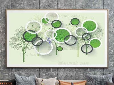 File PSD File tranh hiện đại pha lê gương KF98721 (nguyên bản) cho thiết kế