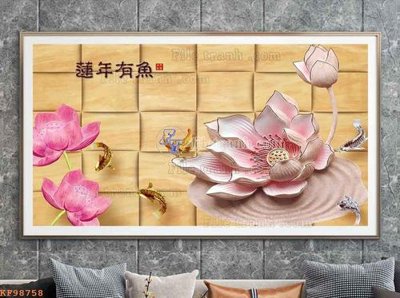 File gốc File tranh hiện đại pha lê gương KF98758 (phong cách) tối giản