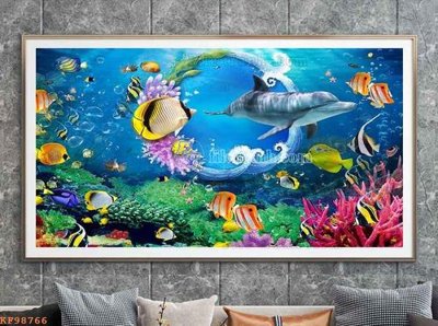 File gốc File tranh hiện đại pha lê gương KF98766 (vector) cho in ấn