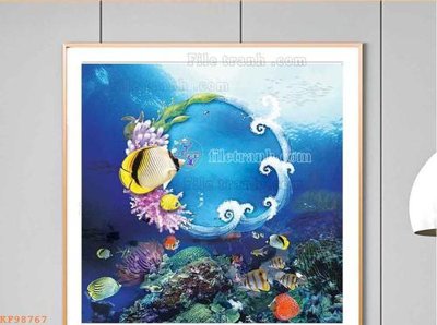 Mua file gốc File tranh hiện đại pha lê gương KF98767 (chất lượng) tại Filetranh.com