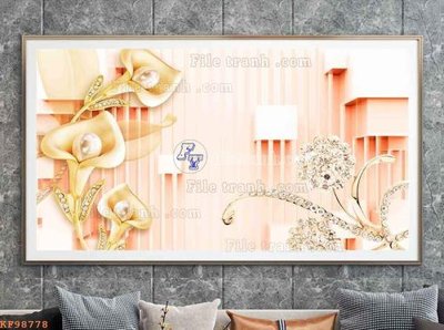 Tải file File tranh hiện đại pha lê gương KF98778 (ảnh gốc) độ phân giải 300dpi