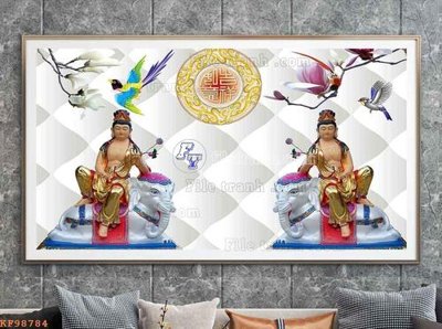 Mua file ảnh gốc File tranh hiện đại pha lê gương KF98784 (chất lượng cao)