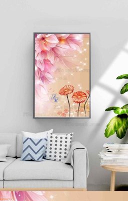 File PSD File tranh hiện đại pha lê gương KF98797 (chất lượng in ấn)