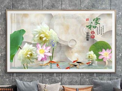 File ảnh File tranh hiện đại pha lê gương KF98801 (gốc) in backdrop sự kiện