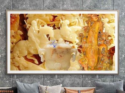 File in ấn File tranh hiện đại pha lê gương KF98848 chuyên nghiệp