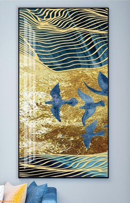 File gốc File tranh hiện đại pha lê gương KF98864 (in lụa) trang trí tường