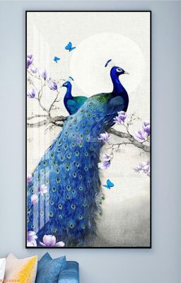 Tải file File tranh hiện đại pha lê gương KF98869 (PSD) cho in ấn quảng cáo