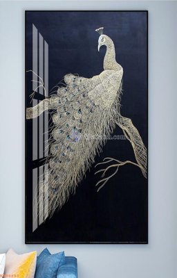 File gốc File tranh hiện đại pha lê gương KF98881 (ảnh rõ nét) để in