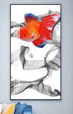 File gốc File tranh hiện đại pha lê gương KF98895 (in tráng gương) hiện đại