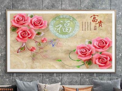 File ảnh File tranh hiện đại pha lê gương KF98945 (gốc) in poster