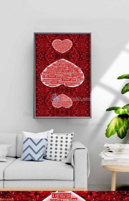 File gốc File tranh hiện đại pha lê gương KF98965 (phong cách) cổ điển