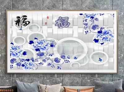 Tải file File tranh hiện đại pha lê gương KF98993 (gốc) làm file thiết kế