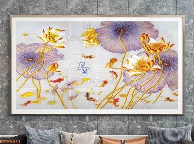 Hình ảnh gốc File tranh hiện đại pha lê gương KF99061 (để in khổ lớn)
