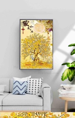 File ảnh gốc File tranh hiện đại pha lê gương KF99071 (chuyên in mica)