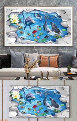 Download file File tranh hiện đại pha lê gương KF99101 (chất lượng in ấn)