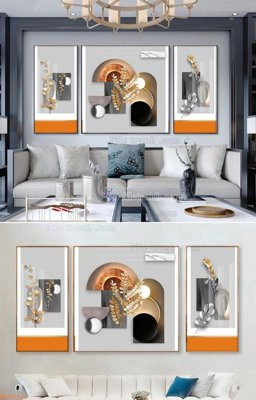 File ảnh File tranh hiện đại pha lê gương KF99163 (gốc) in poster