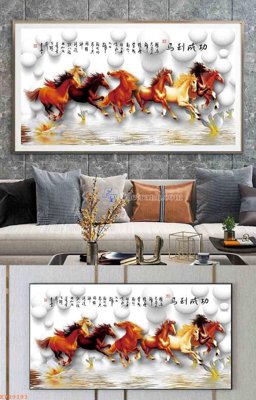 Ảnh gốc File tranh hiện đại pha lê gương KF99193 (siêu chi tiết) để in ấn