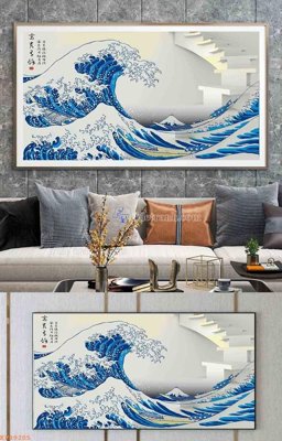 File tranh quảng cáo File tranh hiện đại pha lê gương KF99205 (file gốc) chuyên nghiệp