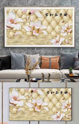 File tranh trang trí File tranh hiện đại pha lê gương KF99207 (file gốc)