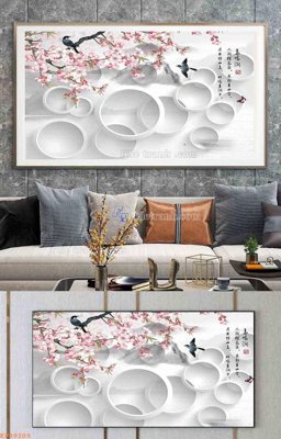 File tranh trang trí File tranh hiện đại pha lê gương KF99209 (file gốc)