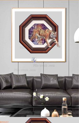 Download file tranh File tranh hiện đại pha lê gương KF99257 (file gốc PSD)