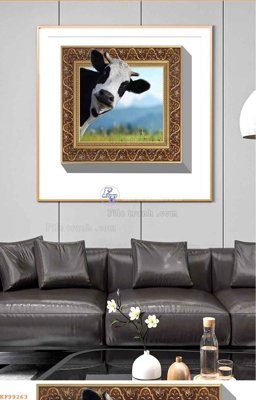 File gốc File tranh hiện đại pha lê gương KF99263 (in ấn) màu sắc trung thực