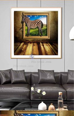 Ảnh mô tả file gốc in mica File tranh hiện đại pha lê gương KF99267