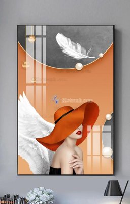 File gốc File tranh hiện đại pha lê gương KF99304 (PNG) trong suốt (transparent)