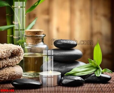 File in trần Tranh trang trí Spa làm đẹp KSPA106 (bản gốc) phong cảnh