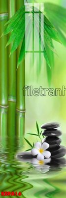 File tranh Tranh trang trí Spa làm đẹp KSPA16 (gốc) in trên kính